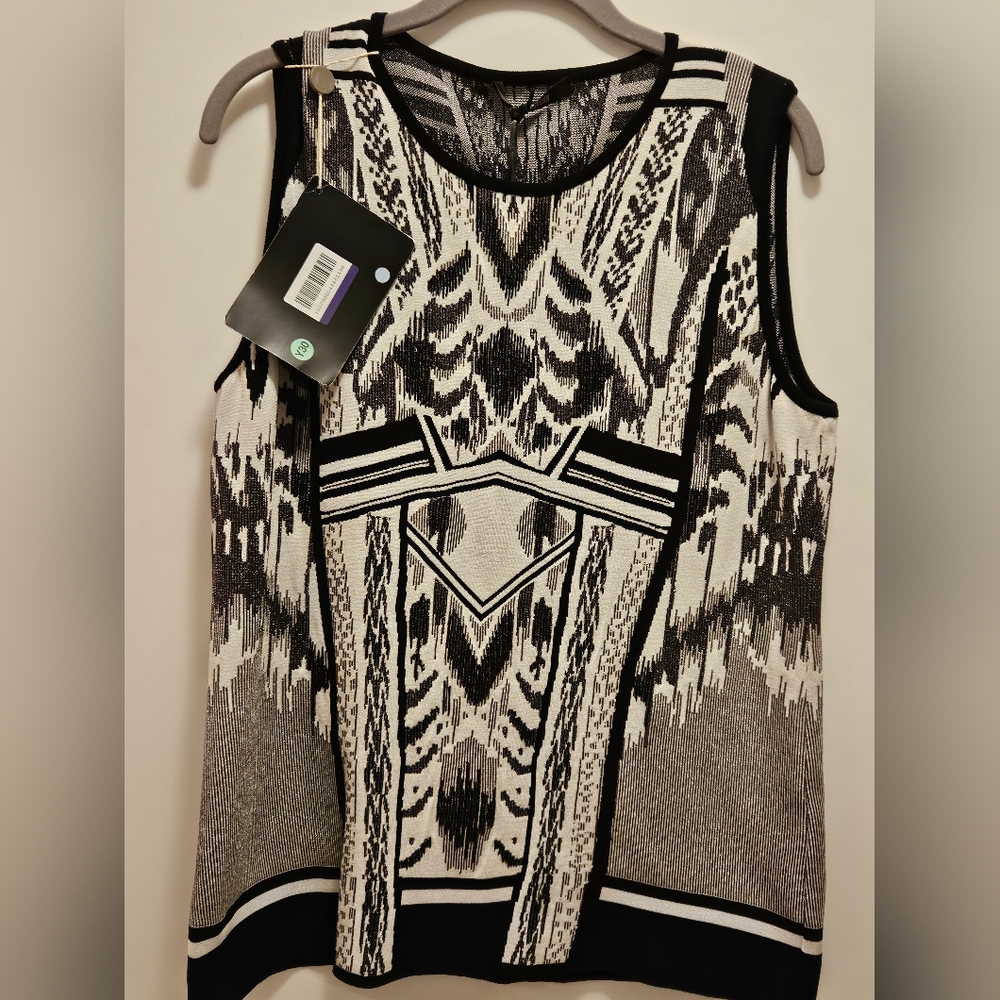 NWT Roberto Cavalli beaded vest/top US size 12